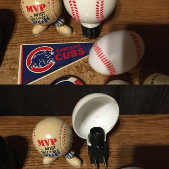 BASEBALL LOT MINI HELMETS BOBBLEHEAD ICHIRO A ROD BALL NIGHT LIGHT CRACKER JACK - Picture 6 of 10